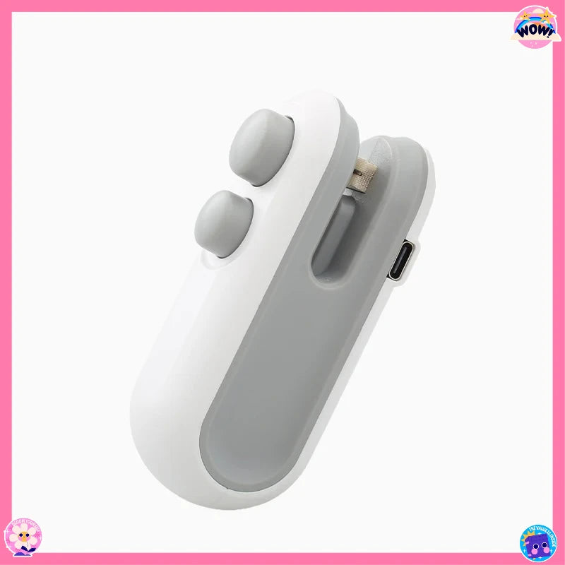 2 in 1 Mini Plastic Bag Sealer